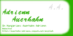 adrienn auerhahn business card